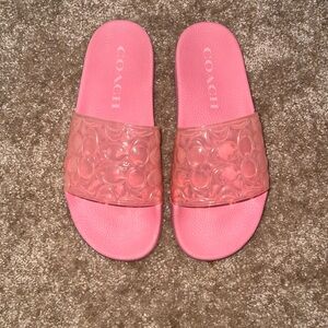 Coach Pink Sandals